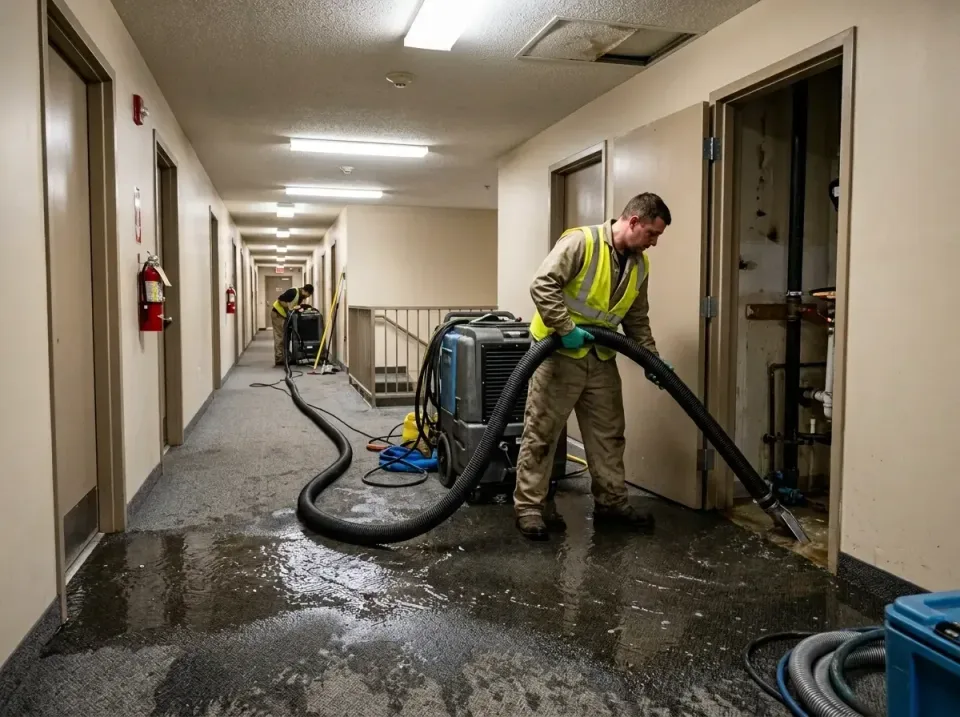 multi-unit-apartment-hallway-f-005 — frequently asked questions, Emergency Burst Pipe Water Extraction & Removal in St. Andr…